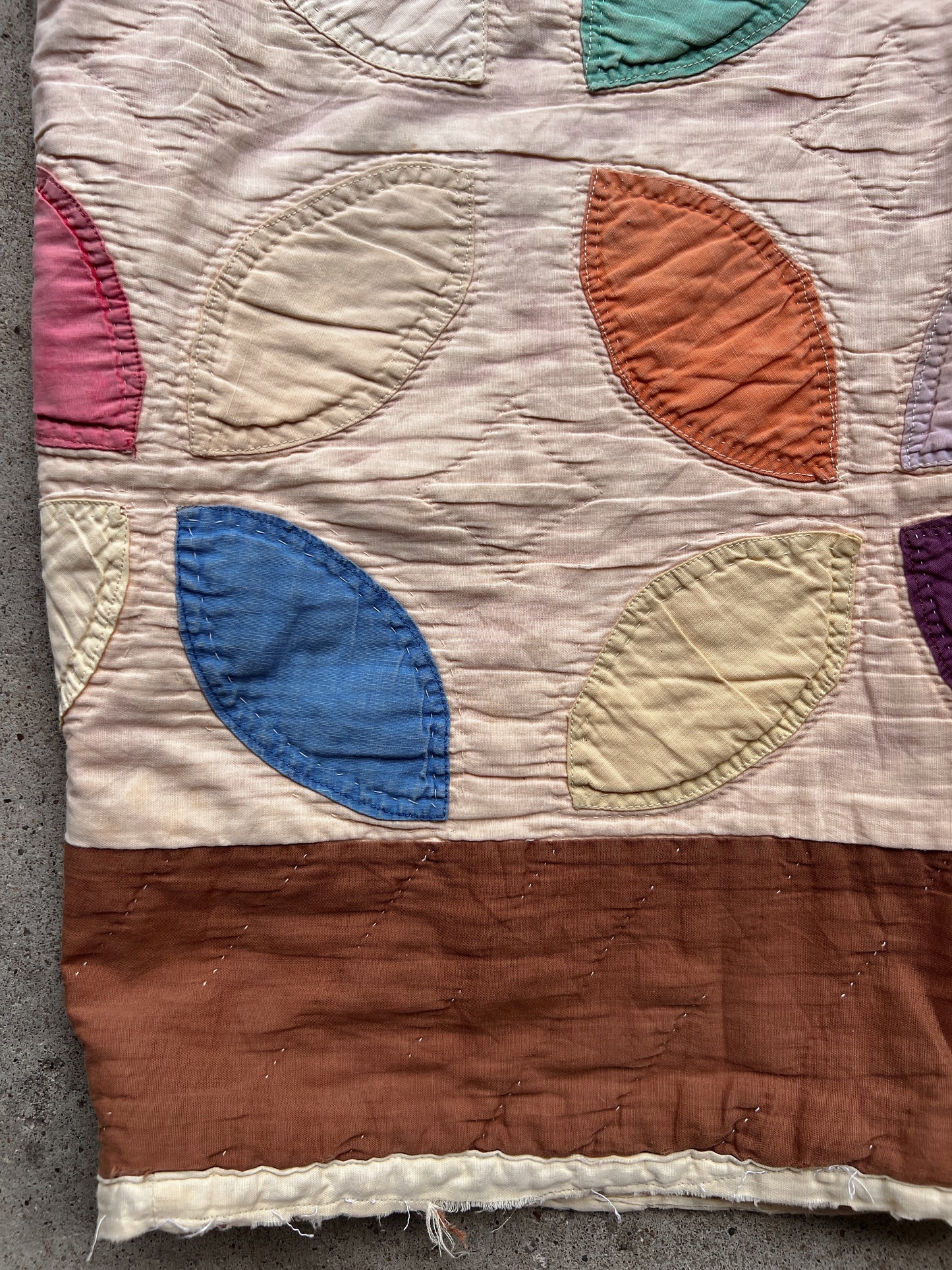 Fall Leaves Barrel Leg Quilt Pant