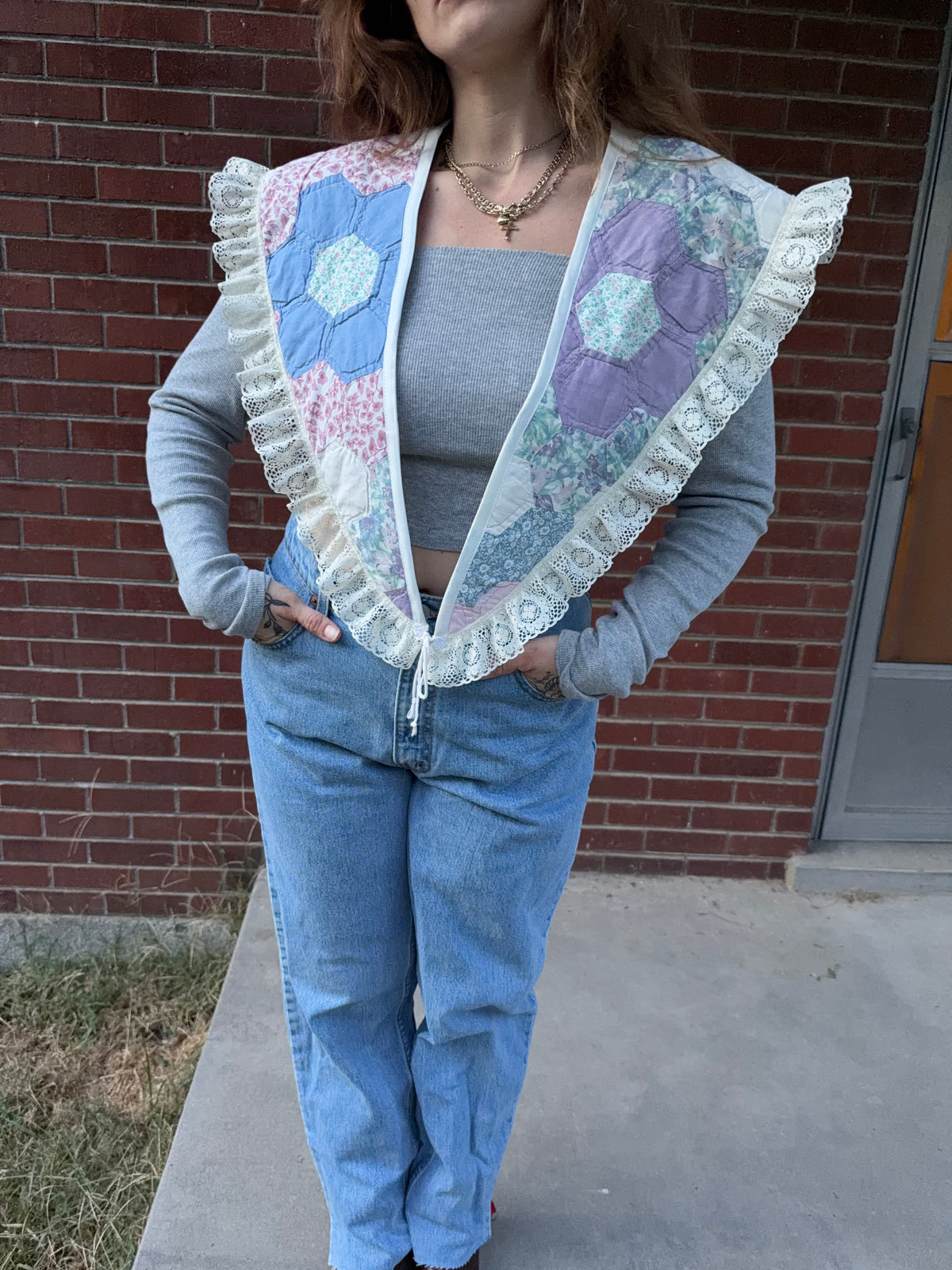 Flower Quilt Shawl