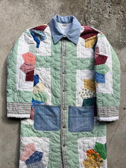 Floor Length Quilt Coat