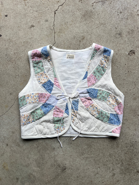 Cropped Quilt Vest