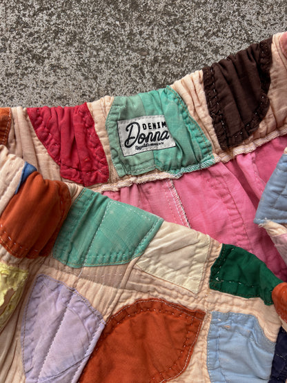 Fall Leaves Barrel Leg Quilt Pant