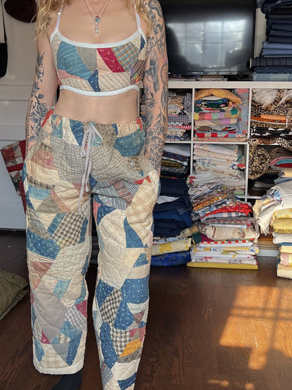 Crazy Quilt Straight Leg Pant
