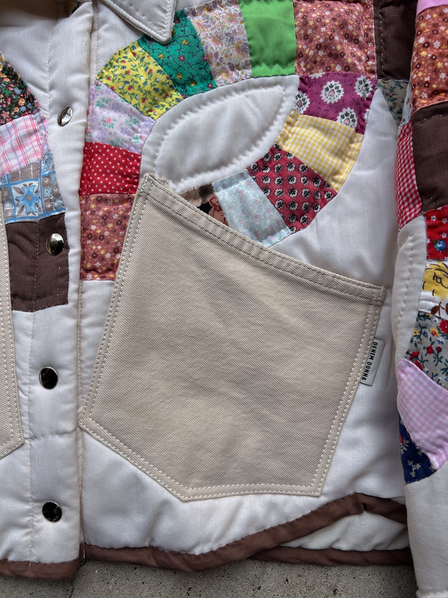 Candyland Corset Back Quilt Jacket