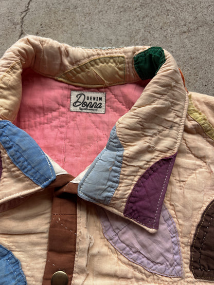 Fall Leaves Crop Quilt Vest
