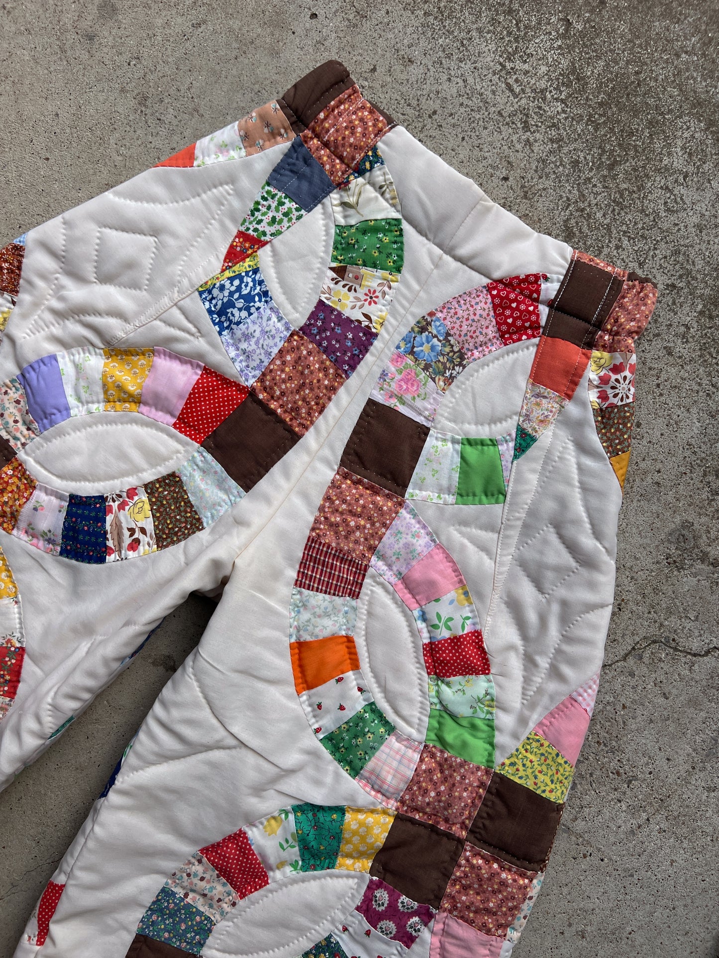 Candyland Barrel Leg Quilt Pant