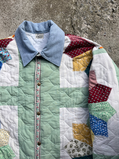 Floor Length Quilt Coat