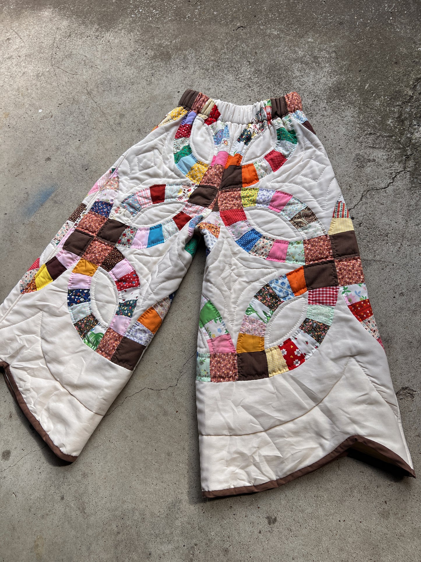 Candyland Barrel Leg Quilt Pant