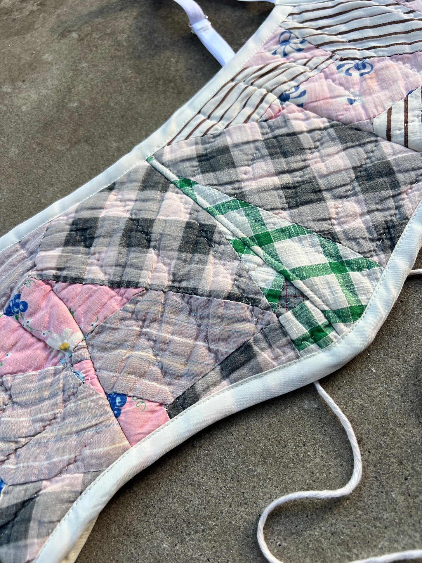 Pink Quilt Bra Top (A/B CUP) 29" - 33"