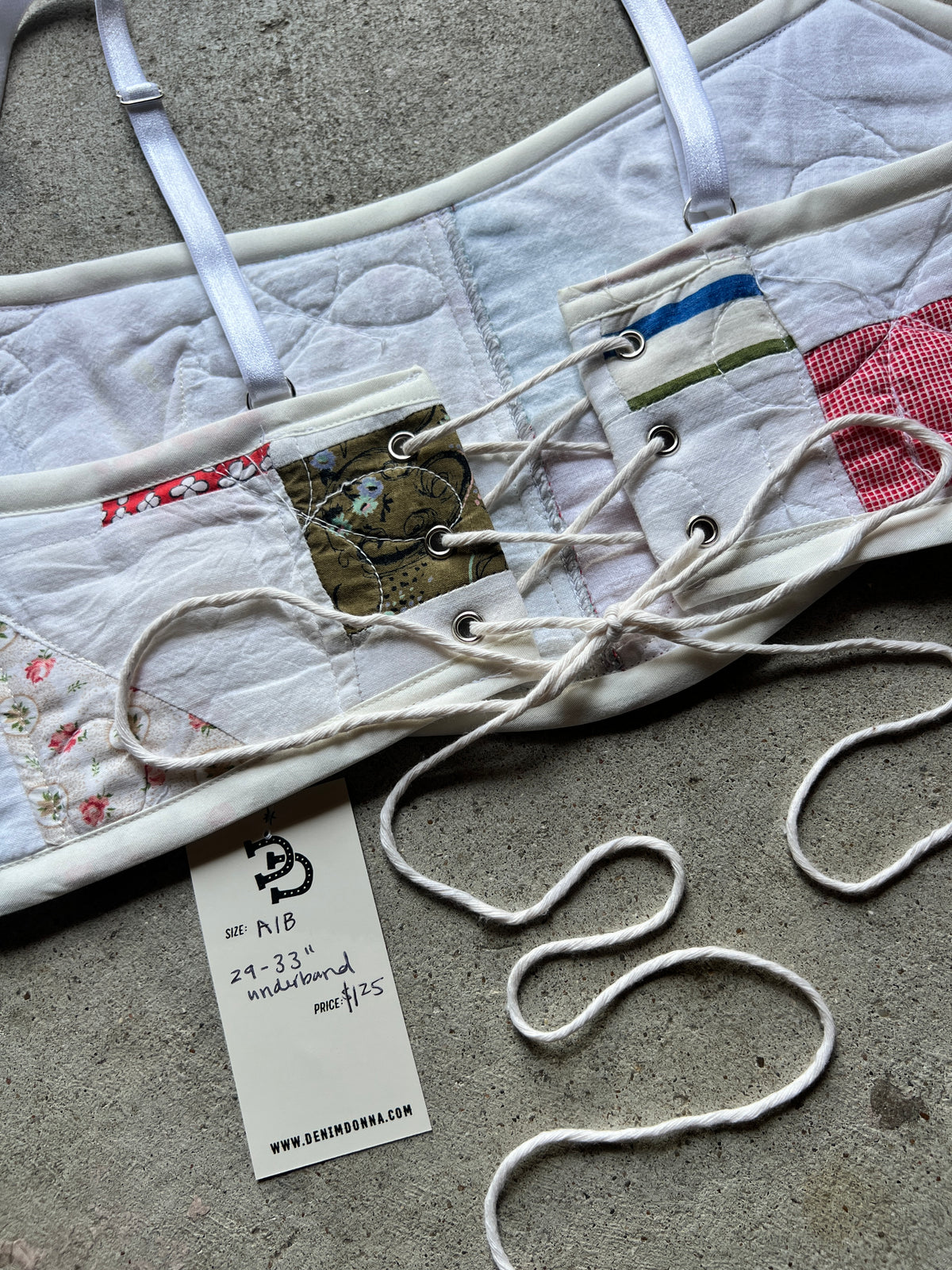 Diamond 2 Quilt Bra Top (A/B CUP) 29" - 33"
