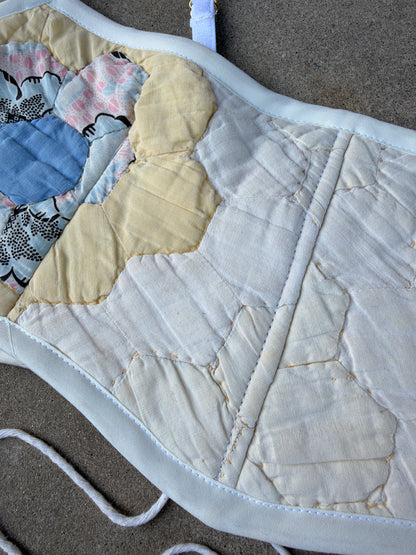 Flower Quilt Bra Top (C/D CUP) 27"-32"