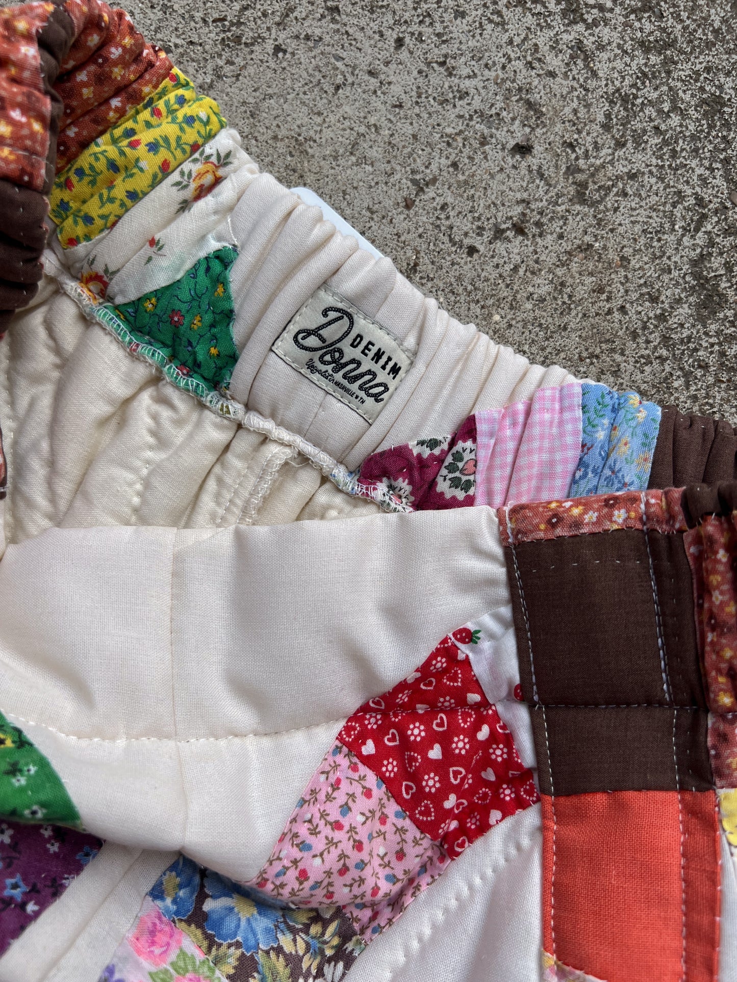 Candyland Barrel Leg Quilt Pant