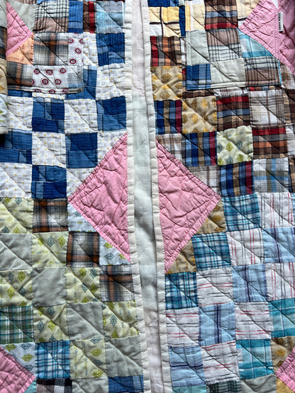 Quilt Jacket w/ Fur Collar