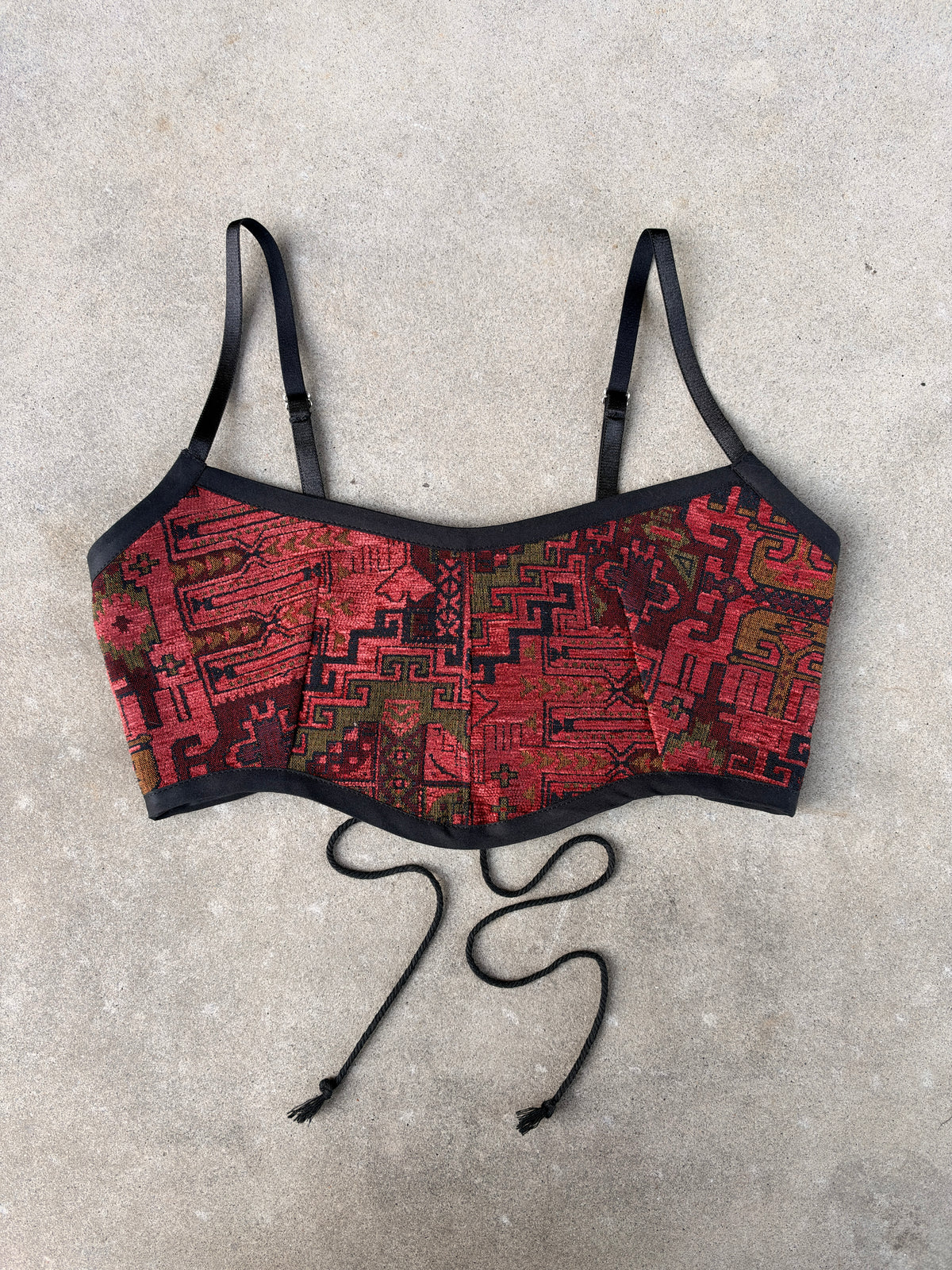 Red Bra Top (A/B CUP) 27" - 32"