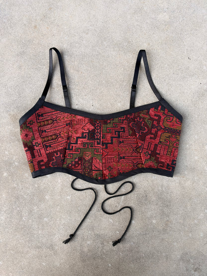 Red Bra Top (A/B CUP) 27" - 32"