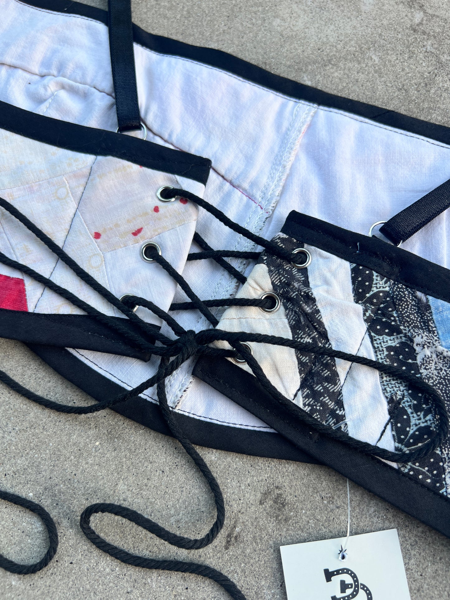 Scrappy Quilt Bra Top (DD CUP) 30"-34"