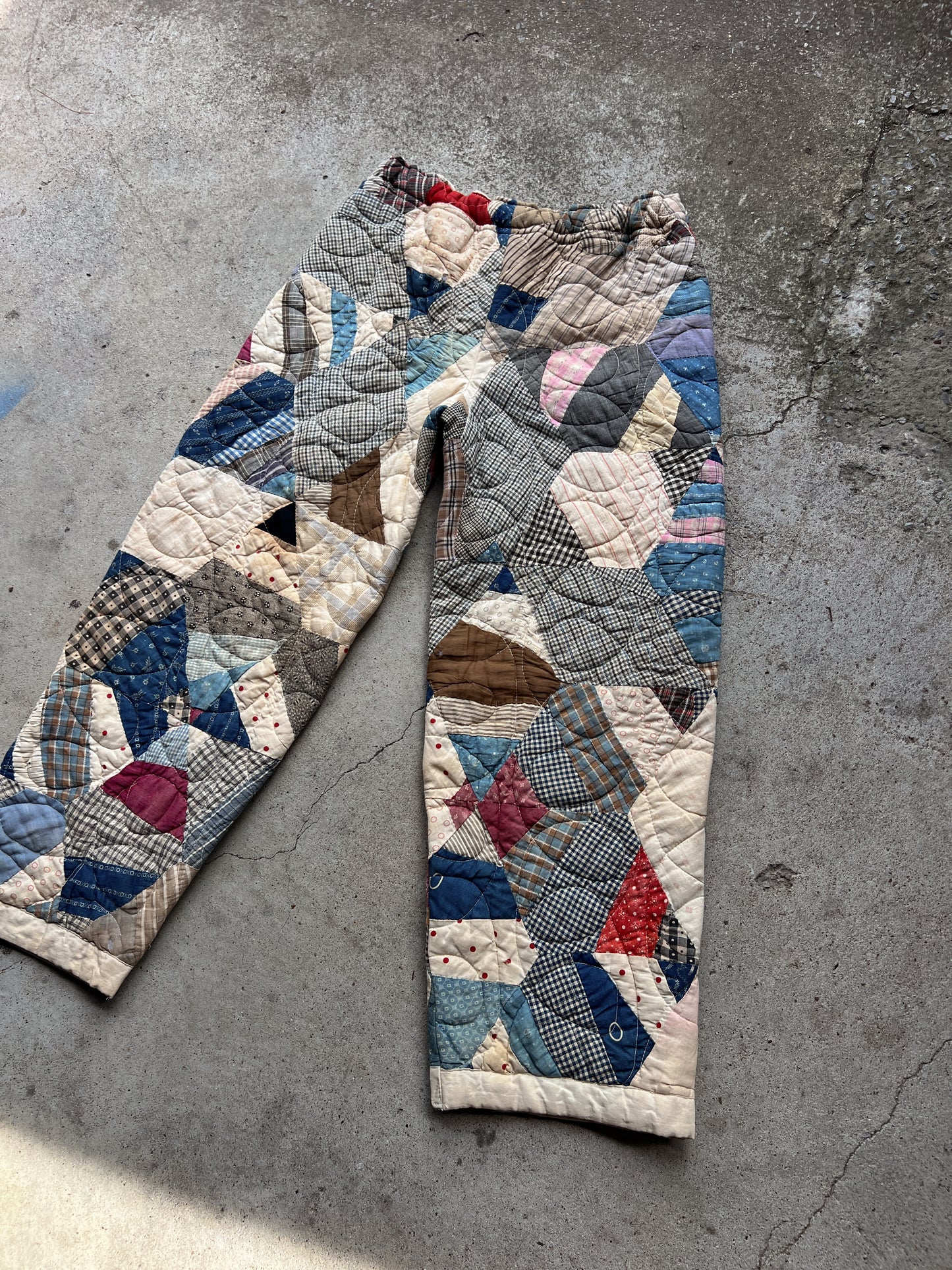 Crazy Quilt Straight Leg Pant