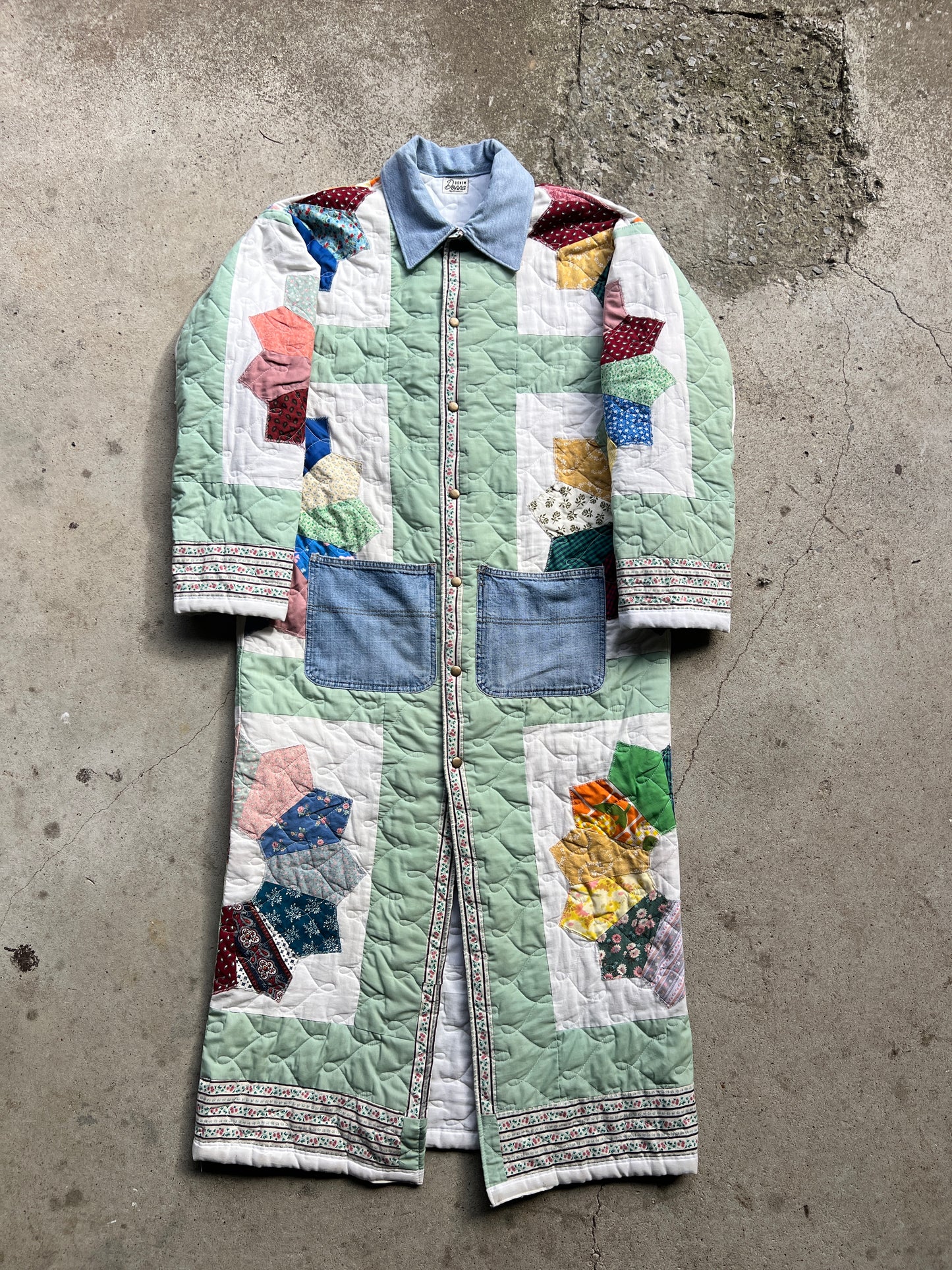 Floor Length Quilt Coat