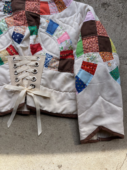 Candyland Corset Back Quilt Jacket
