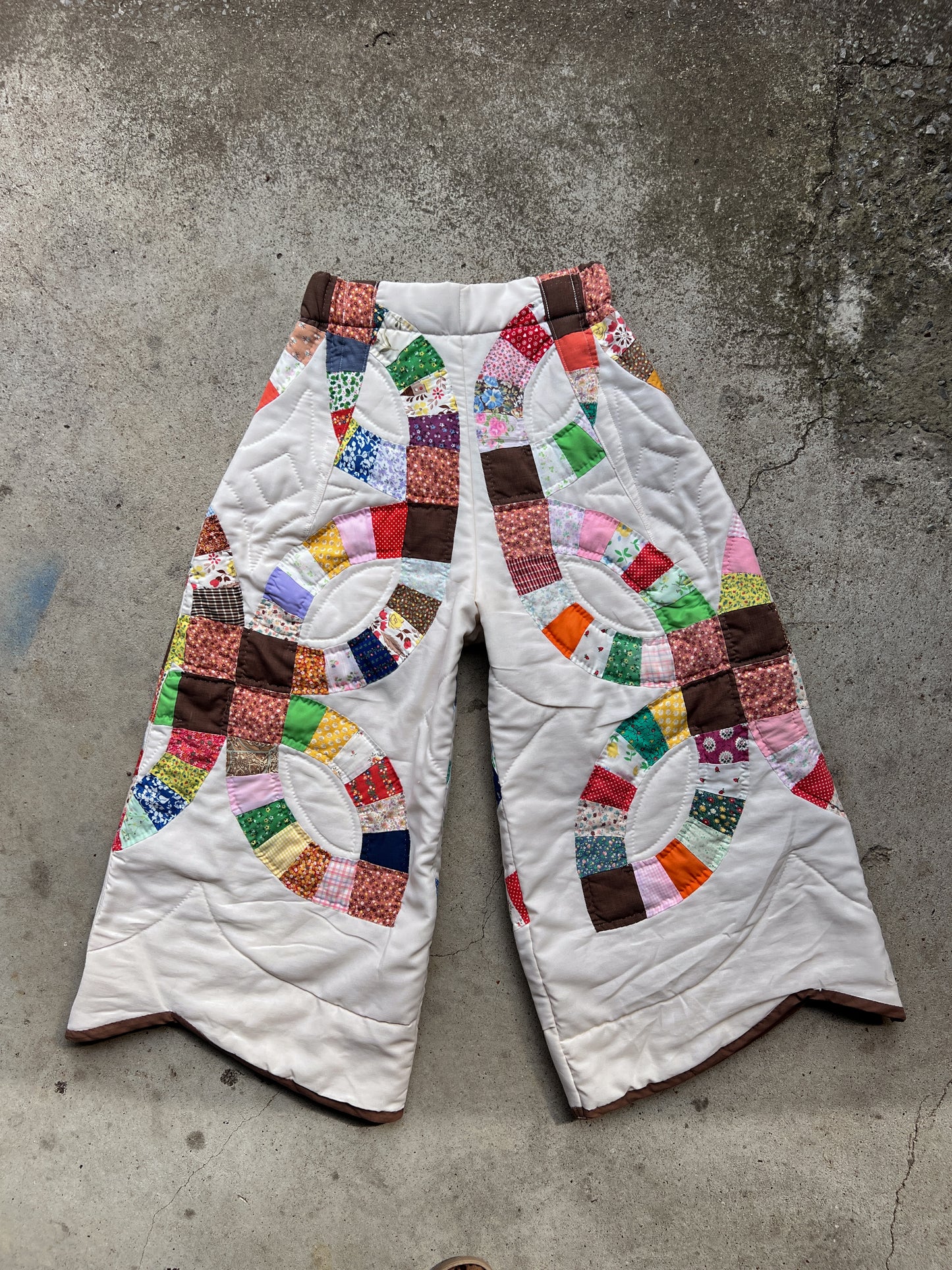 Candyland Barrel Leg Quilt Pant