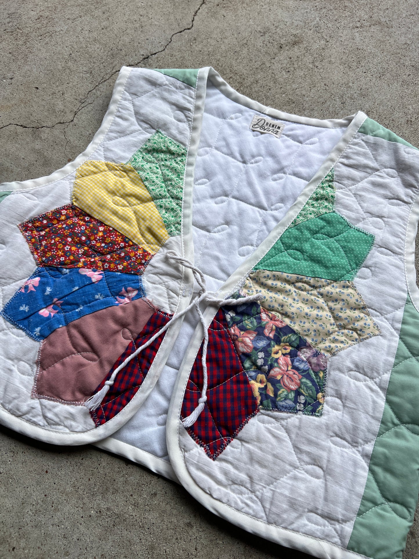 Tie Quilt Vest