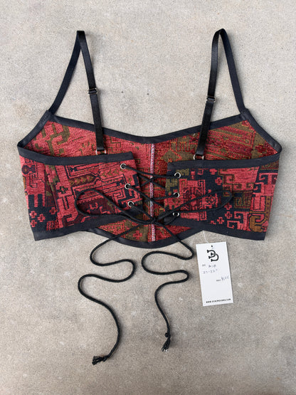 Red Bra Top (A/B CUP) 27" - 32"