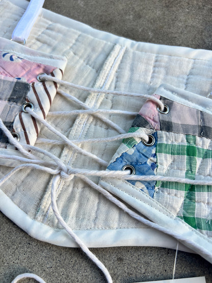 Pink Quilt Bra Top (A/B CUP) 29" - 33"