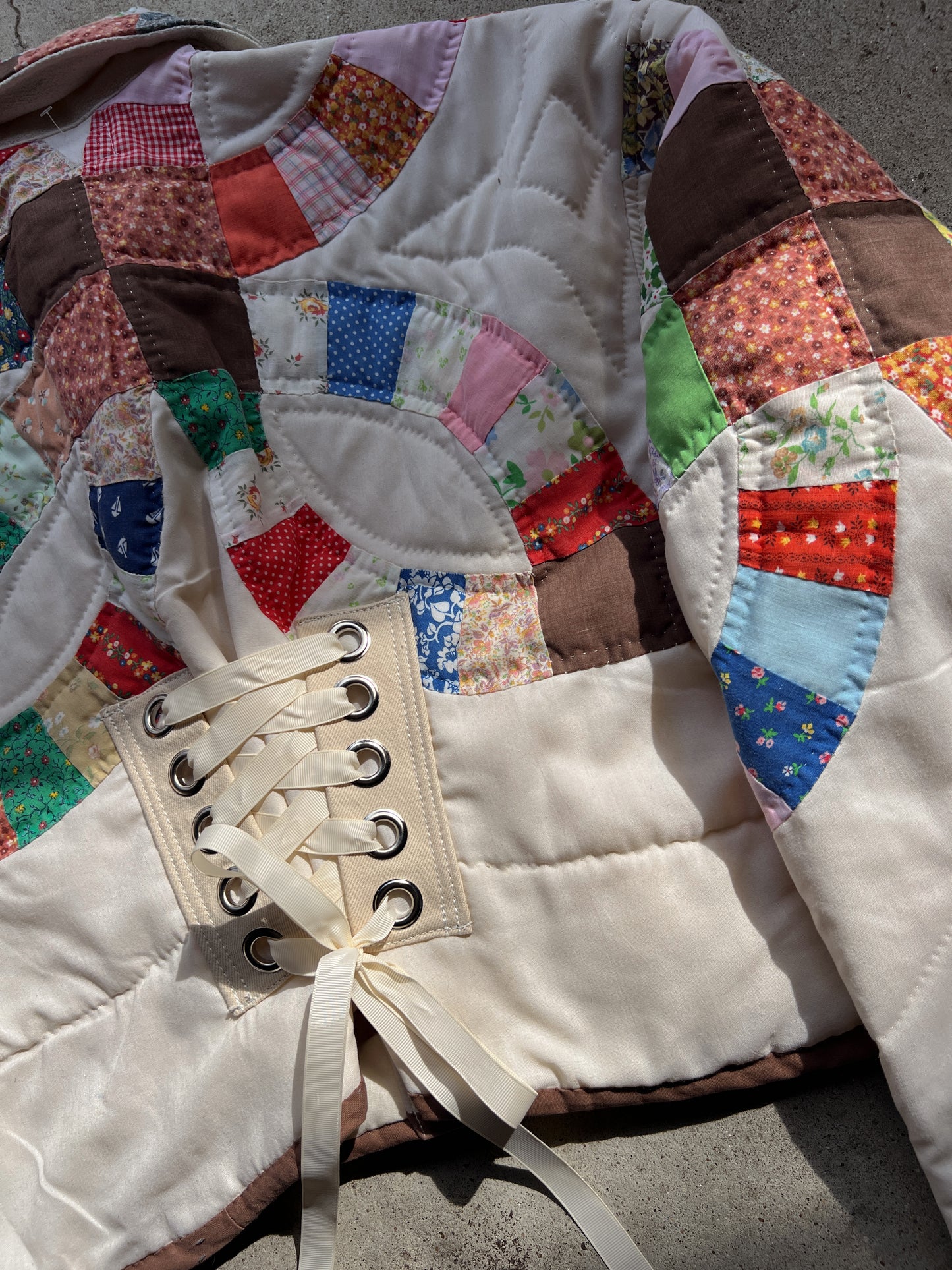Candyland Corset Back Quilt Jacket