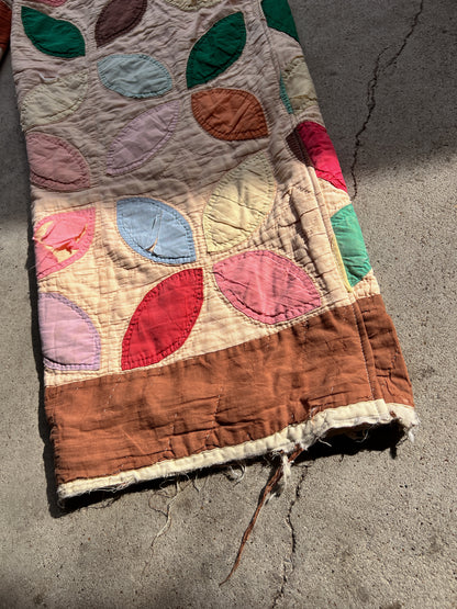 Fall Leaves Barrel Leg Quilt Pant