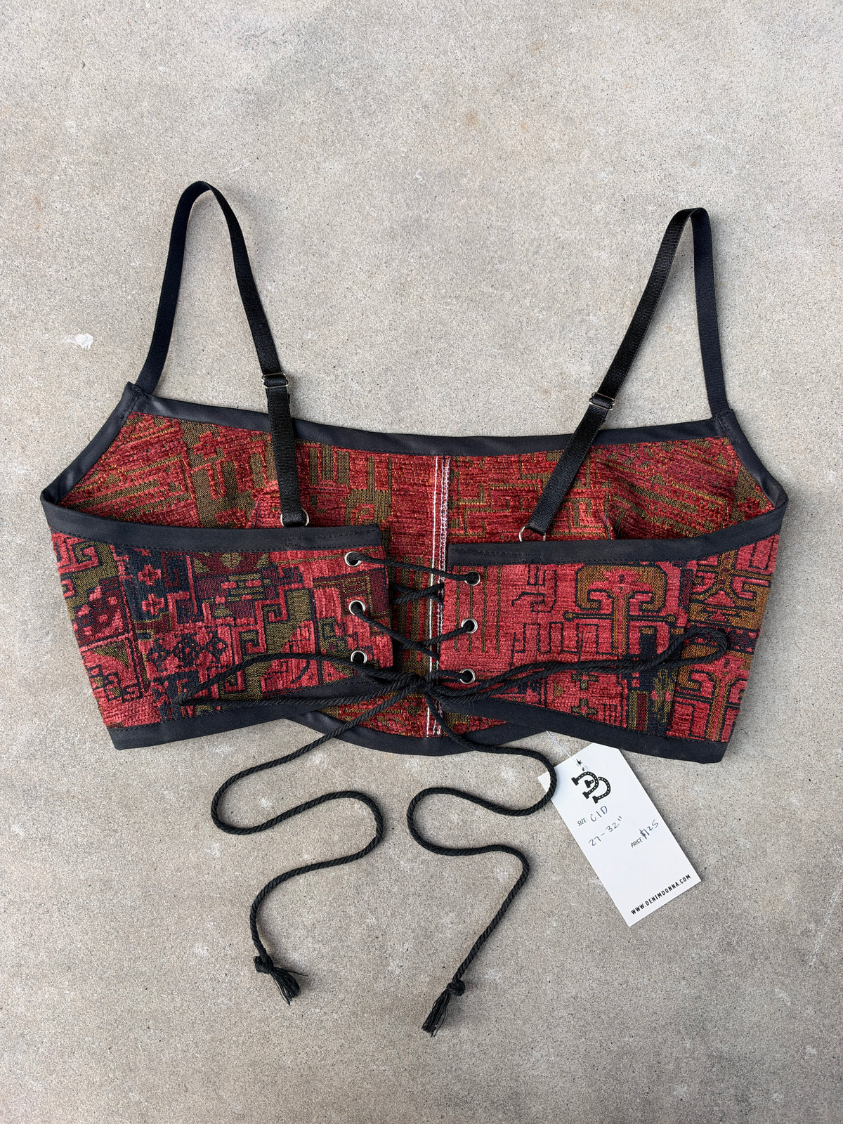 Red Bra Top (C/D CUP) 27"-32"