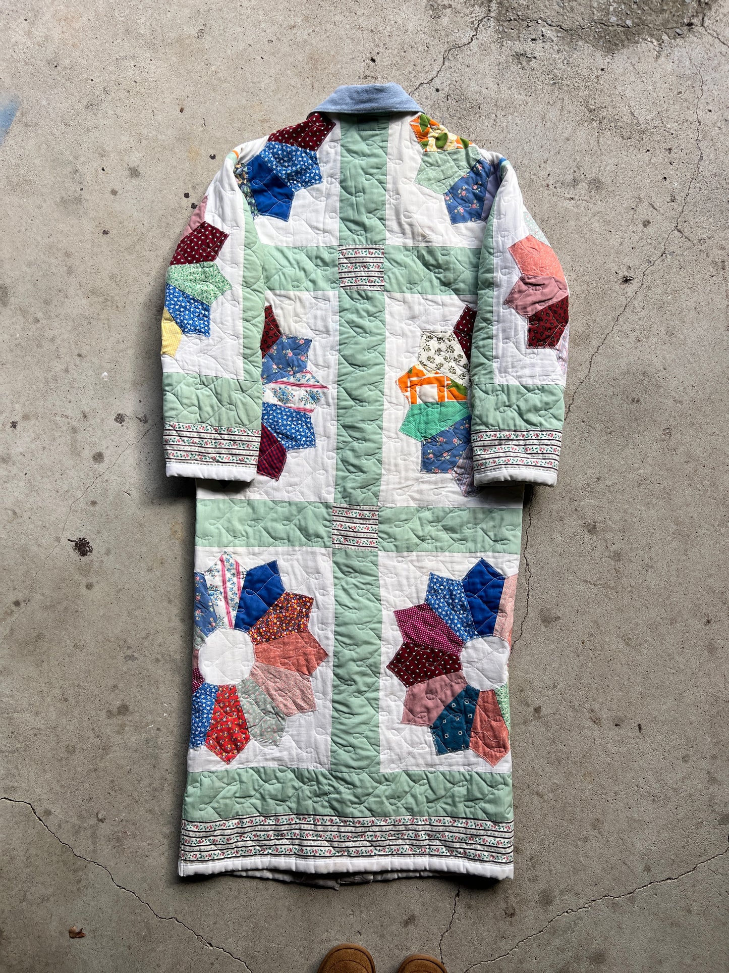 Floor Length Quilt Coat
