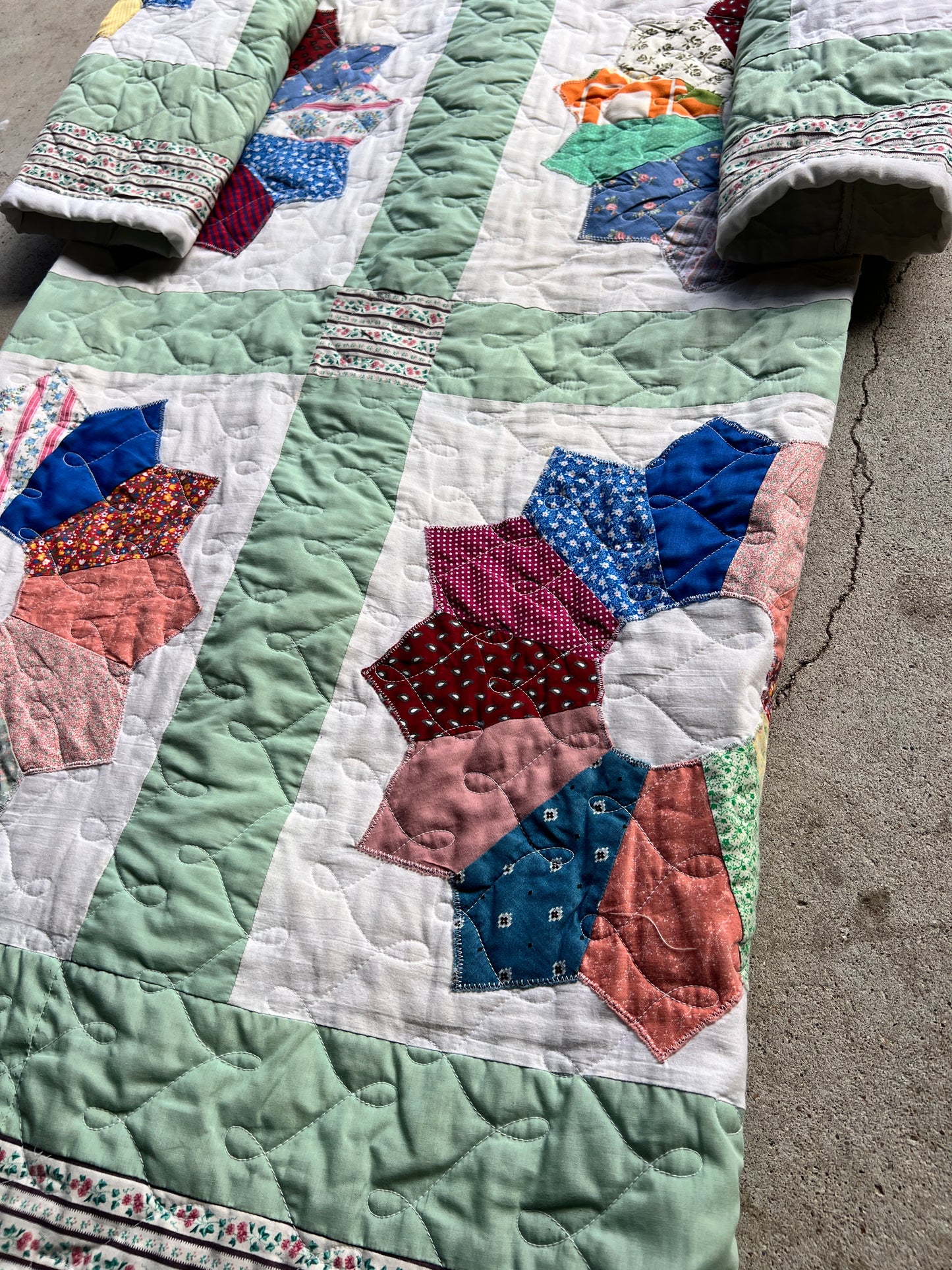 Floor Length Quilt Coat