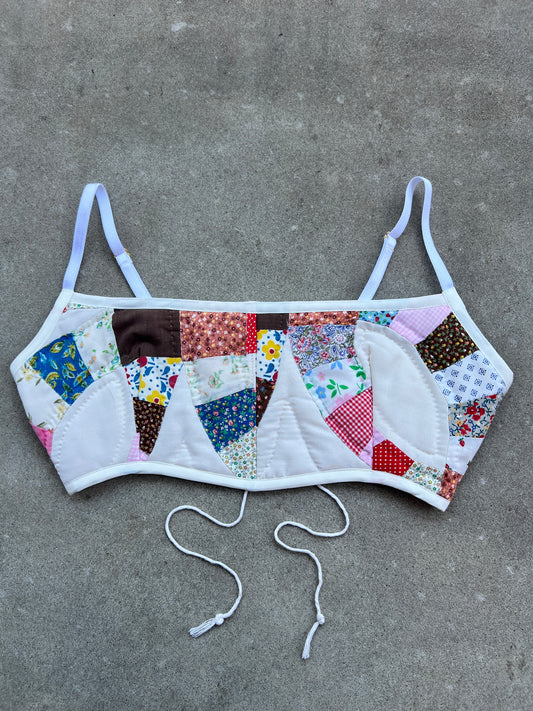 Candyland Quilt Bra Top (DD CUP) 28"-32"