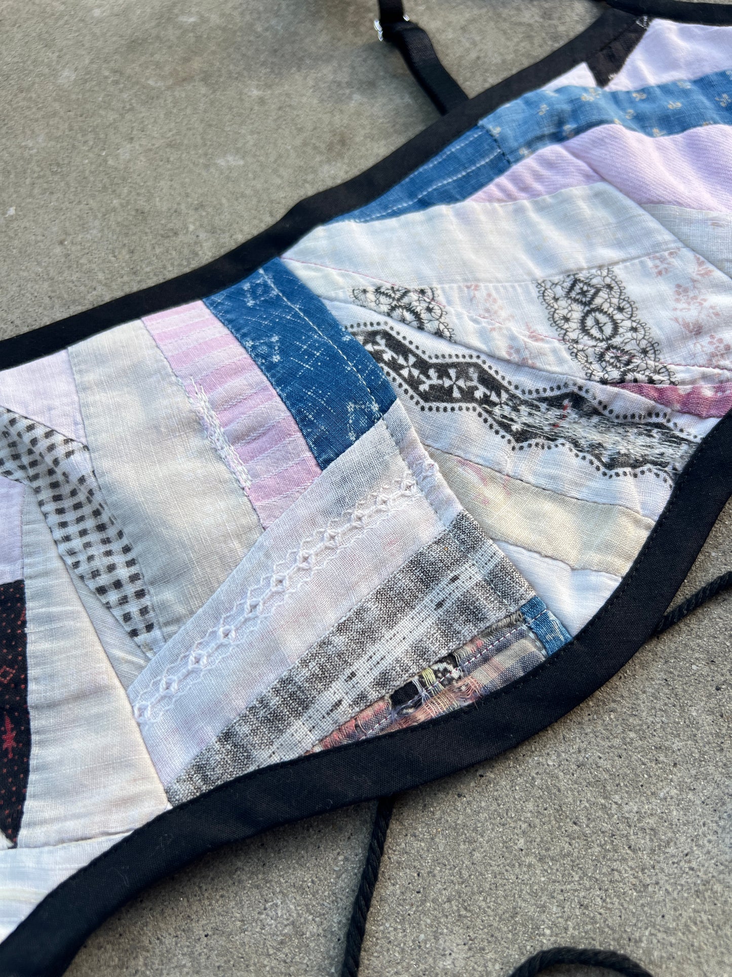 Scrappy Quilt Bra Top (C/D CUP) 28"-32"