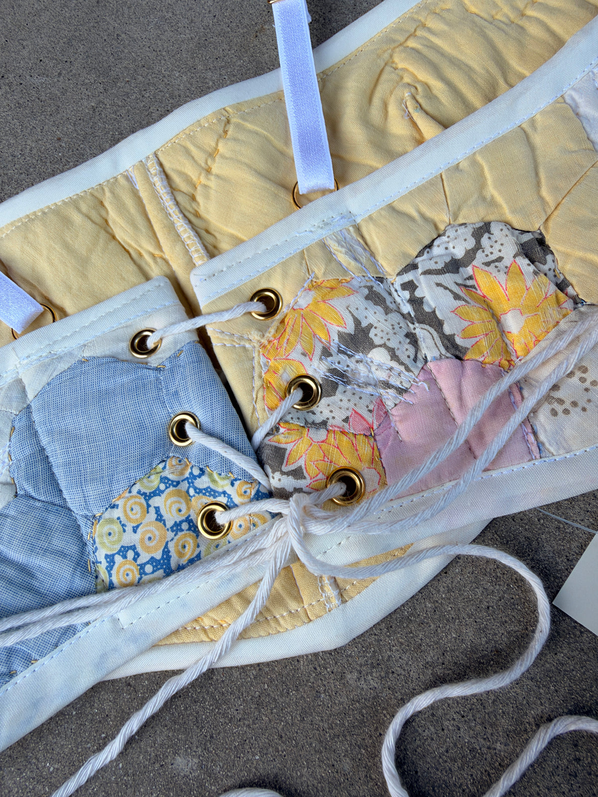 Flower Quilt Bra Top (C/D CUP) 27"-32"