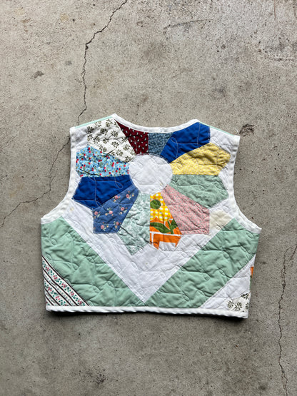 Tie Quilt Vest