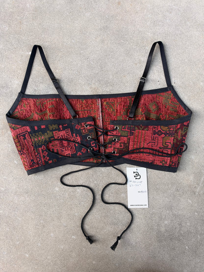 Red Bra Top (DD CUP) 27"-32"