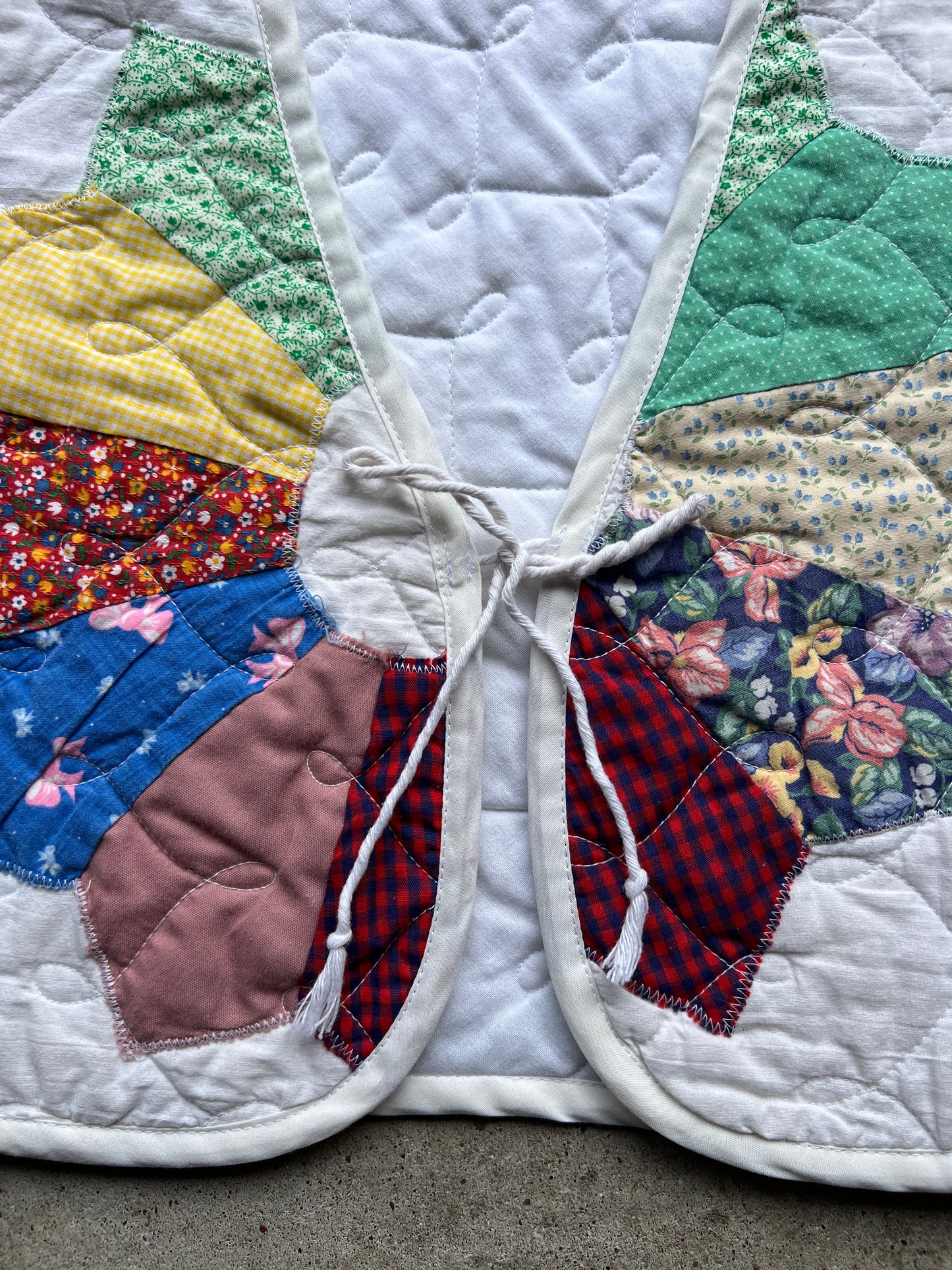 Tie Quilt Vest