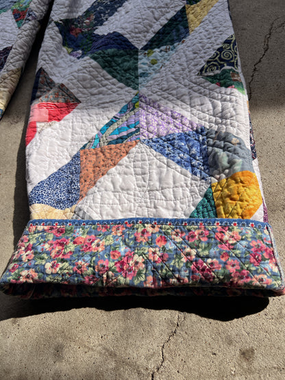 Barrel Leg Quilt Pant